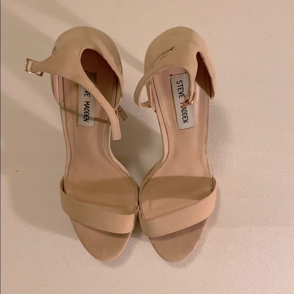 Steve Madden Nude Sandal Pumps